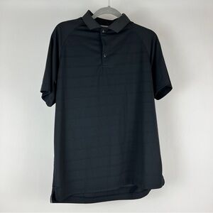 Walter Hagen Black Polo Shirt Classic Design